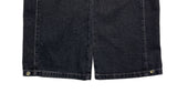 Luke Slit Stitch Black Denim Pants