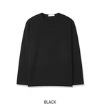 Roach waffle henley neck long sleeve