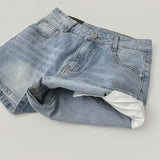 Hip Pads Detachable Span Denim Shorts