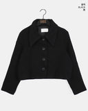 Io Wool Collar Tweed Short Jacket