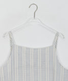 Rosini Stripe Frill Sleeveless Blouse