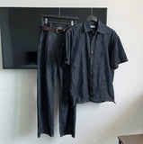 Mono Linen Denim Shirt