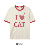 Lean Cat Ringer T-shirt
