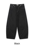 Akid Big Pocket Balloon Denim Pants