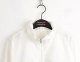 [MADE] Shanti Windbreaker Shirring Pleated Crop Long Sleeve Zip-Up