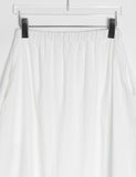 Mopen Nylon Banding Balloon Long Skirt