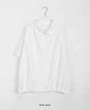 [unisex] Beina nylon string anorak short sleeve shirt