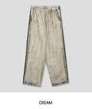Dirty Painting Line Wide Pants