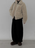 Nop Two-Way Quilting Fur Blouson