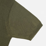 Bock Diagonal Button Linen Cardigan
