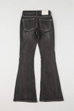 Vanishing slim bootcut denim pants