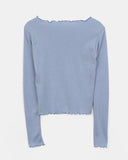 Leel Brushed Frill T-Shirt