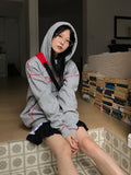 OUT OVERLOCK HOODIE