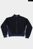 Shearling boucle zip-up blouson