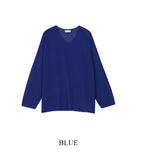 Slick Linen V-Neck Knit