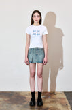 AubeA ABA Star Ribbon Half T-shirt