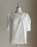 Keron Twist Puff Blouse