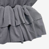 Luluan Track Brushed Tiered One Piece