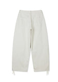 Karud lettering cotton pants