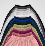 Haib Strap Banding Long Wide Color Training Pants