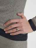 Iceblock Silver Ring L