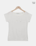 Newol Embroidered Short Sleeve T-shirt