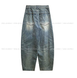 Tinta brush damage balloon denim pants