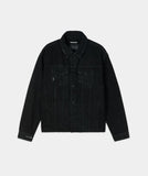 CUT OUT DENIM TRUCKER JACKET