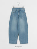 Nihin Washing Denim Wide Pants