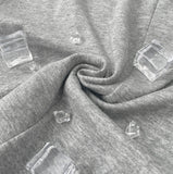 Wide ver. Fold Folding Mesh Fabric Banding Mega Wide Pants