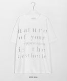 Marty Lettering Over Short Sleeve Tee
