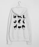 [unisex] Baronie Cats Printing Over Hoodie