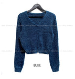 [U-BASIC] And V-neck Angora cardigan