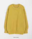 Milto Hairy Round Wool Knit