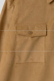 Lamb western suede shirt