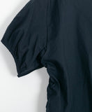 Kimin Shirring Strap Round Puff Blouse