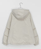 Tekedi Pocket String Hood Crop Wind Jumper