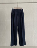 Kebeul Pintuck Wide Slacks