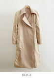 Azel Double Long Trench Coat