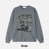 Ride Print Over Knit Tee