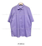 With overfit half shirt