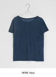 [BAONHAUS] Seidin Tencel Layered Short Sleeve Tee