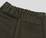 Ment One Tuck Cotton Wide Pants