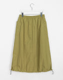 Syojeu String Banding Cargo Long Skirt