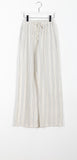 Honchi Stripe Banding Wide Pants