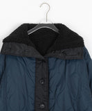 Ecoff High Neck Quilted Wool Padding