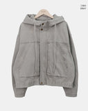 Zefu Pigment Washing Hooded Jacket