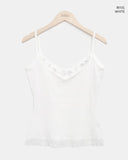 Radiun Lace V-Neck Slim Sleeveless