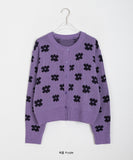 Moheb Flower Knit Cardigan