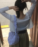 Yoring summer see-through rib cardigan